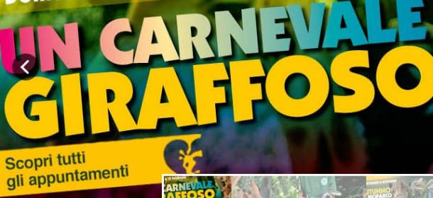 Un Carnevale Giraffoso: al Bioparco visite guidate e festa in maschera