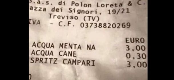 30 centesimi per una ciotola d'acqua al cane: bar di Treviso nella bufera