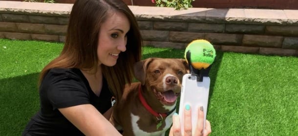Foto col cane? Arriva il Pooch Selfie, la pallina da tennis per non sbagliare posa