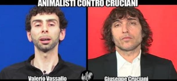 A 'Le Iene' intervista doppia tra Cruciani e il vegano Vassallo: è polemica