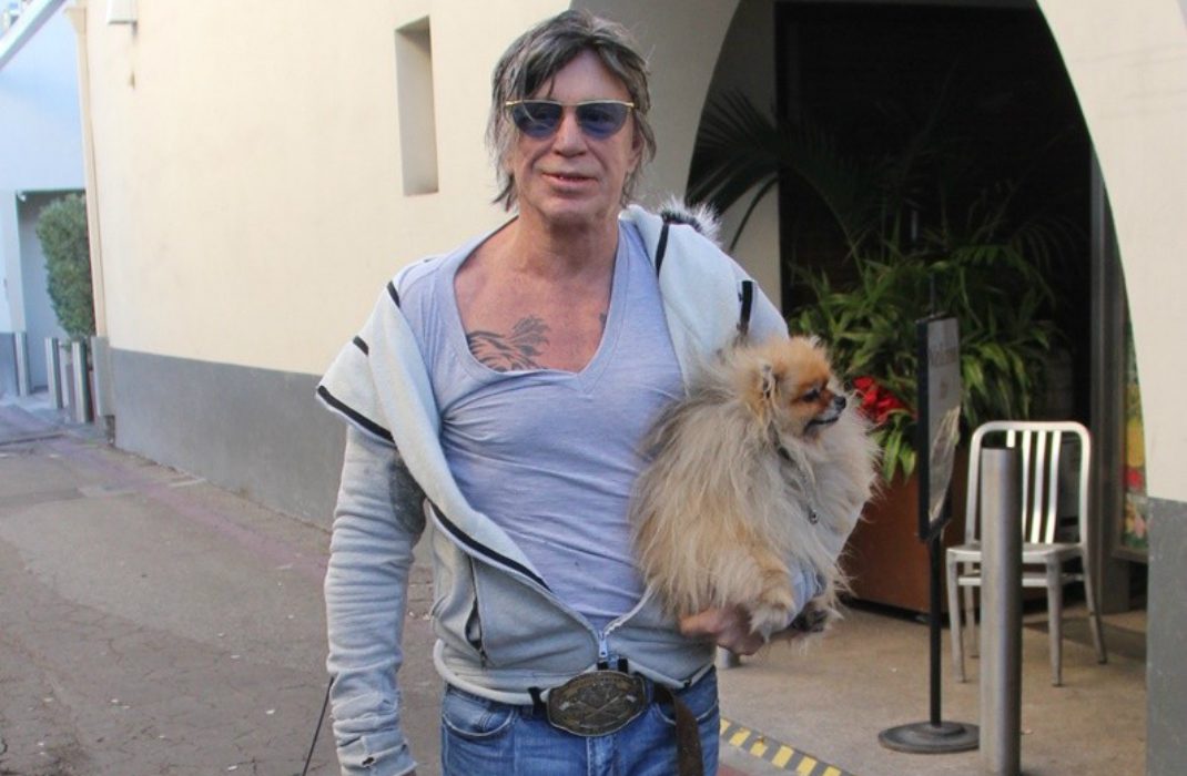 Mickey Rourke: “Sono vivo grazie al mio cane”