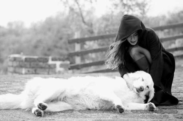 Giulia Michelini lo scatto tenero con il suo cane e l’amore per gli animali: “Volevo fare la veterinaria”