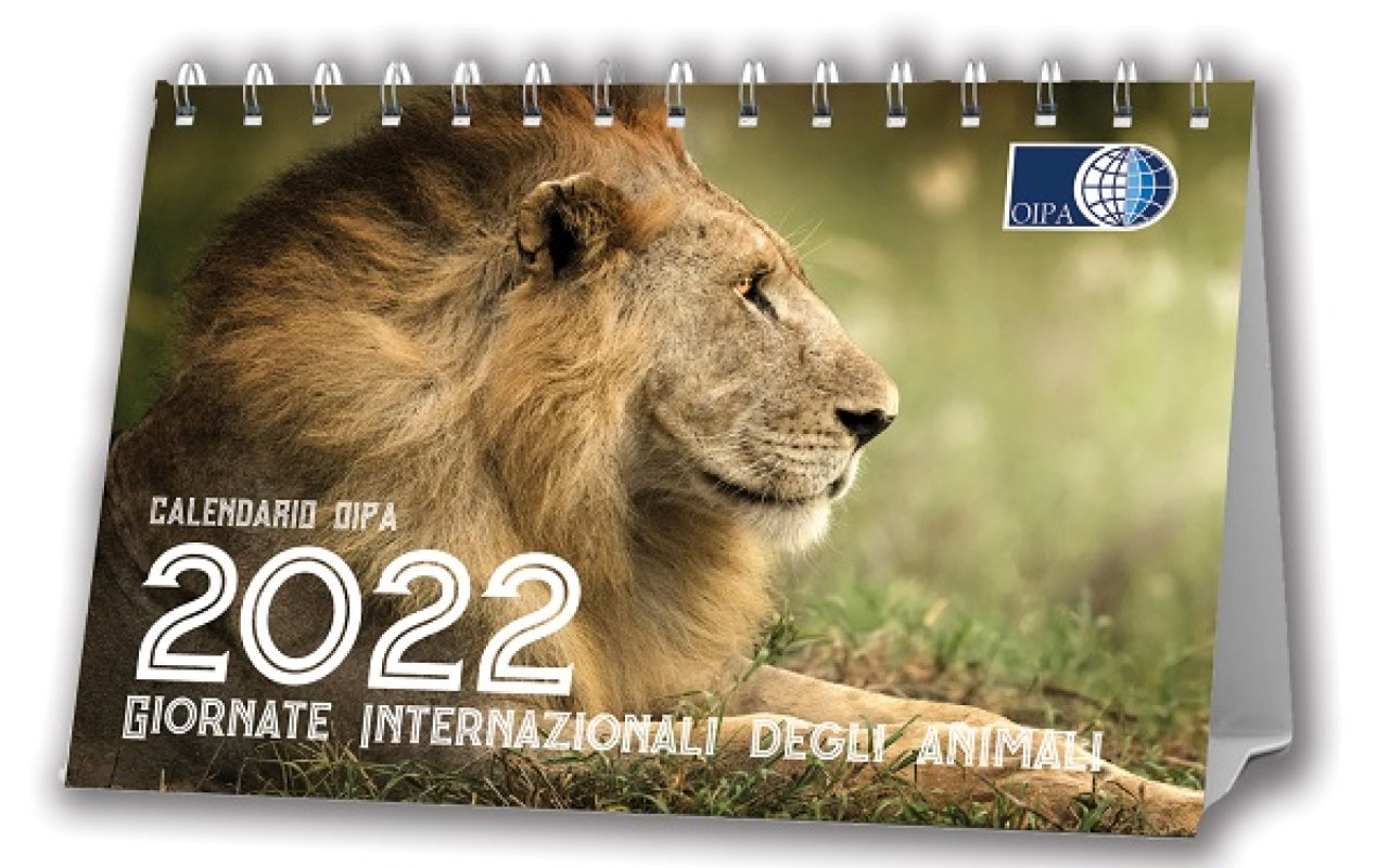 Oipa, il calendario 2022 dedicato alle giornate internazionali degli animali