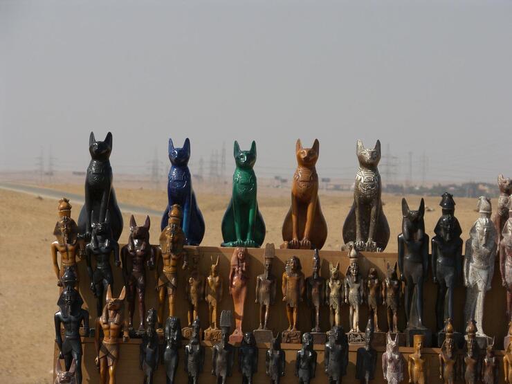 statue gatto Egitto
