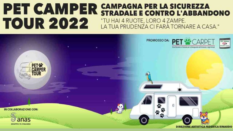 “Pet Camper Tour” riparte il progetto solidale per gli animali