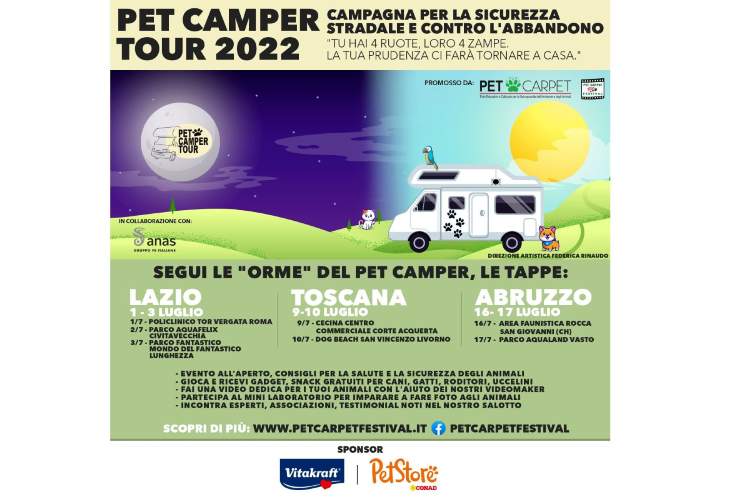 locandina Pet Camper Tour